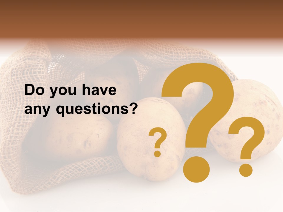 Isolated Vegetables Nobody PowerPoint Template