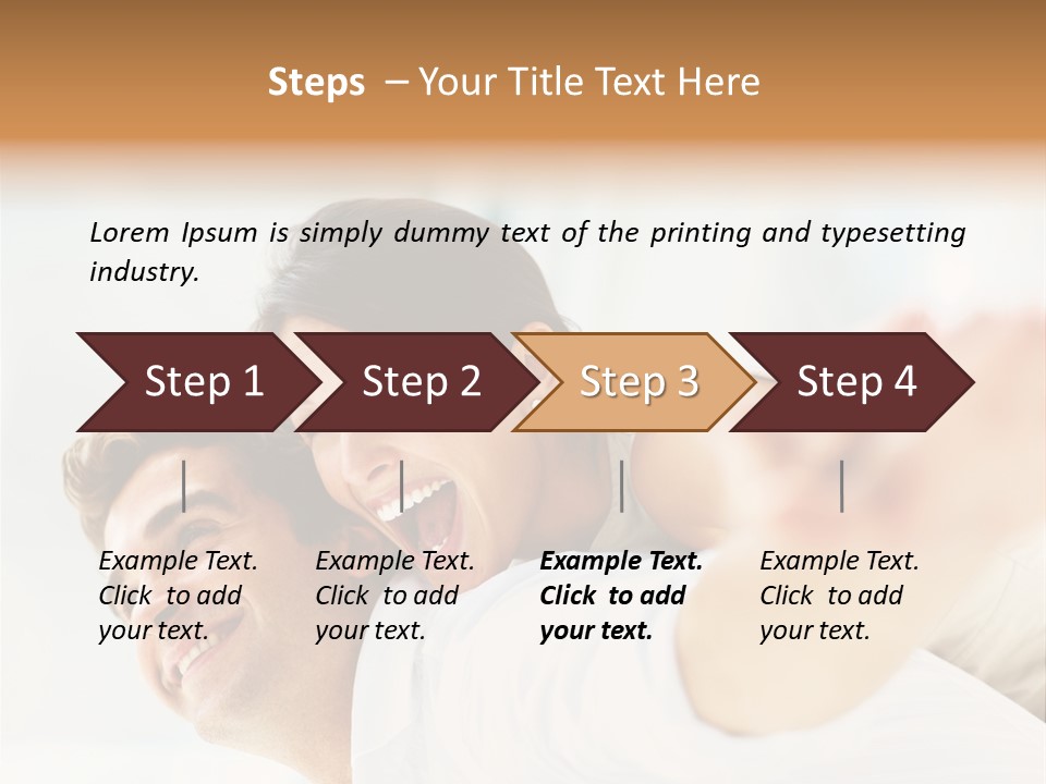 Pretty Joy People PowerPoint Template