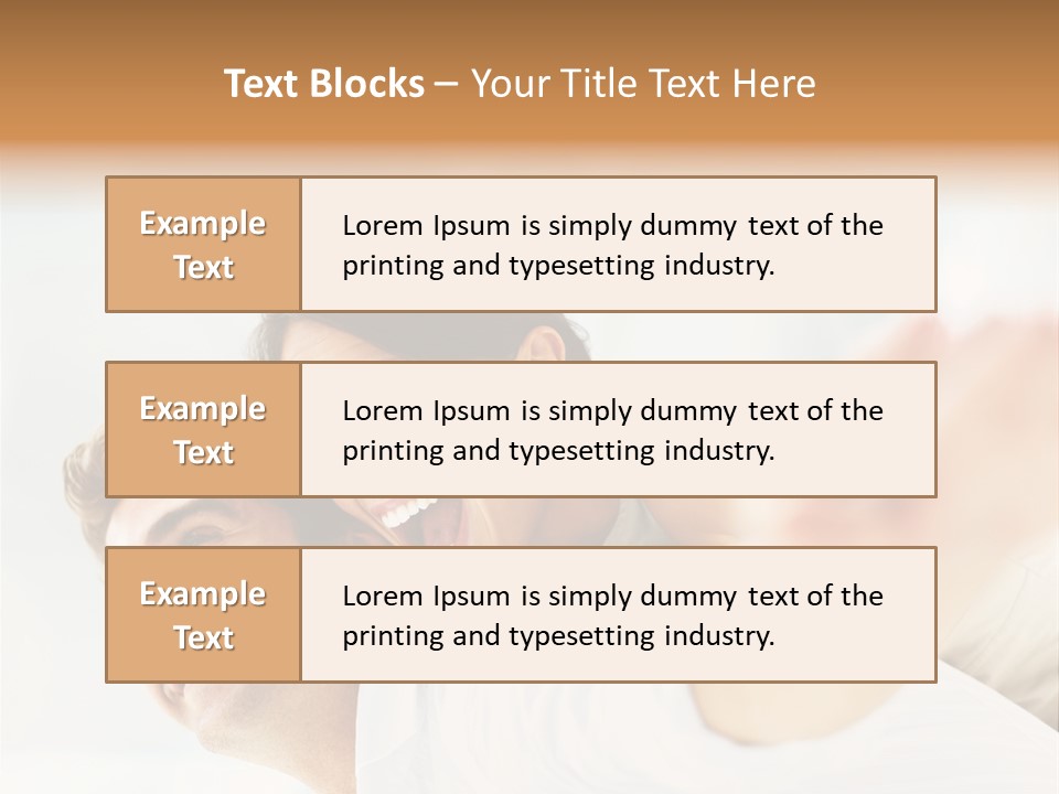 Pretty Joy People PowerPoint Template