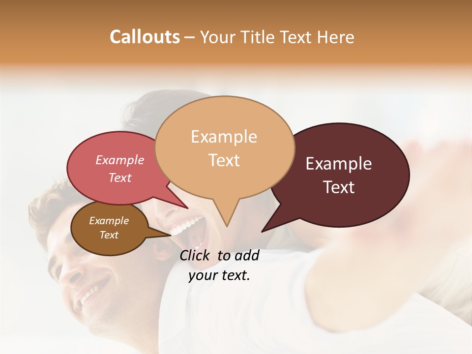 Pretty Joy People PowerPoint Template