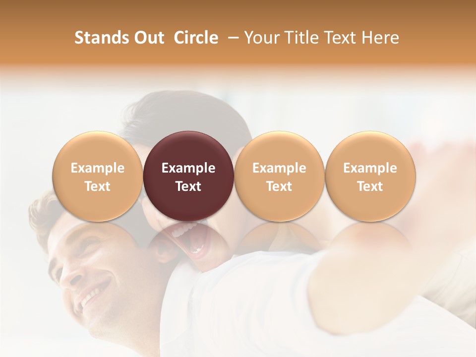 Pretty Joy People PowerPoint Template