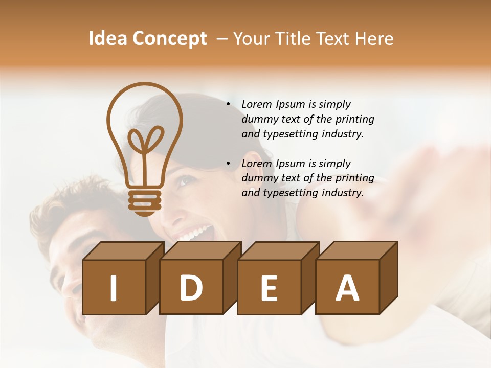 Pretty Joy People PowerPoint Template