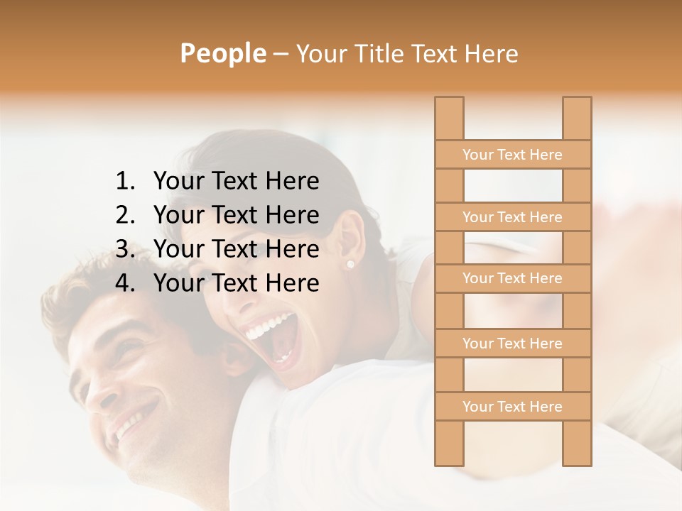 Pretty Joy People PowerPoint Template