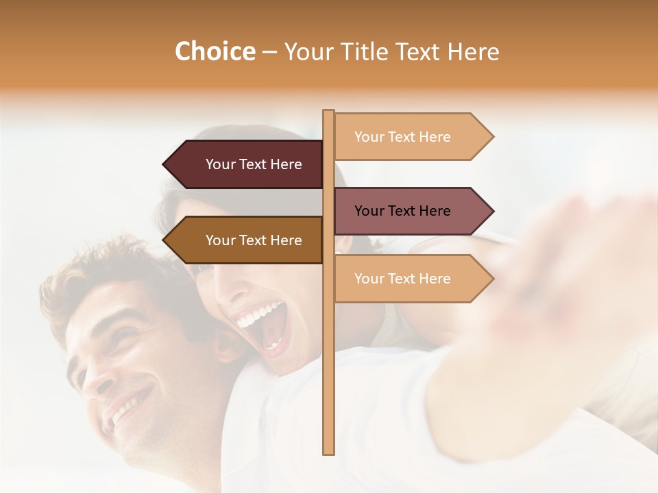 Pretty Joy People PowerPoint Template