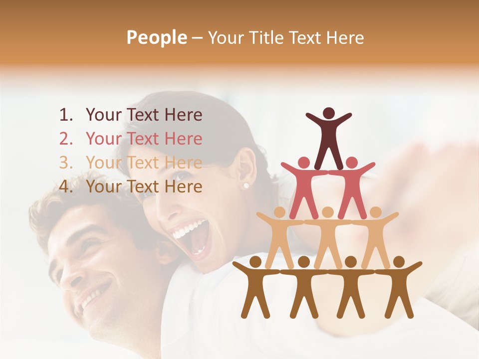 Pretty Joy People PowerPoint Template
