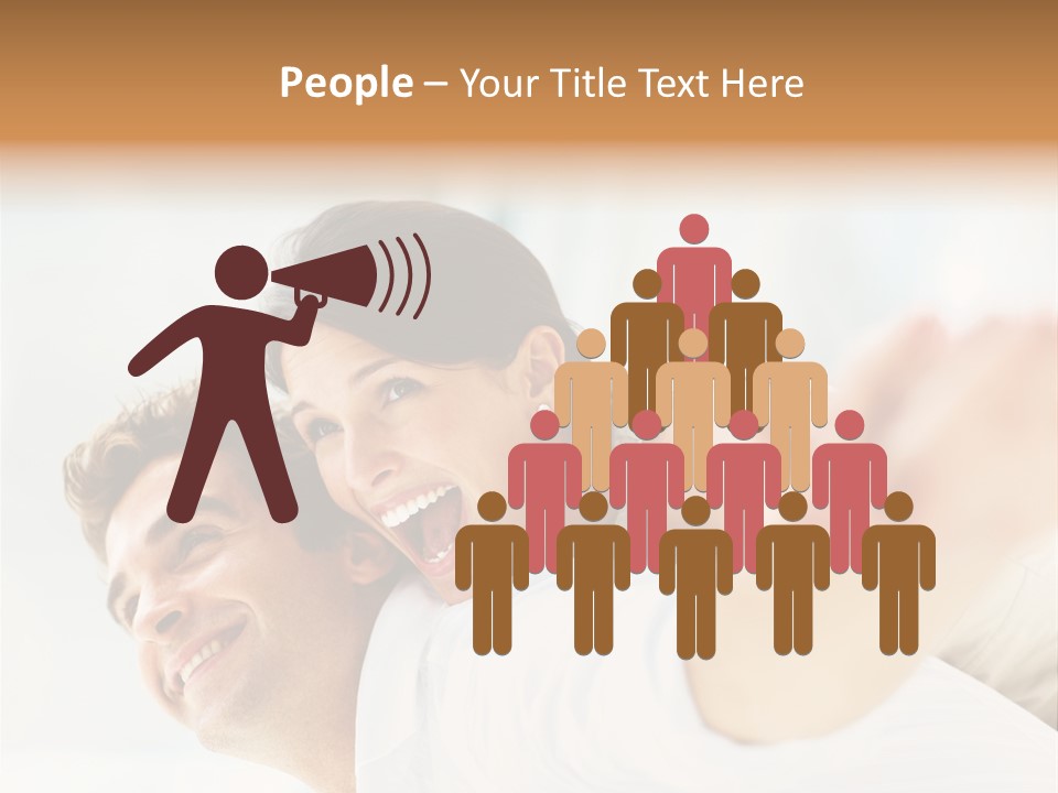 Pretty Joy People PowerPoint Template
