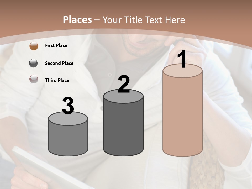 Sofa Touchpad Student PowerPoint Template