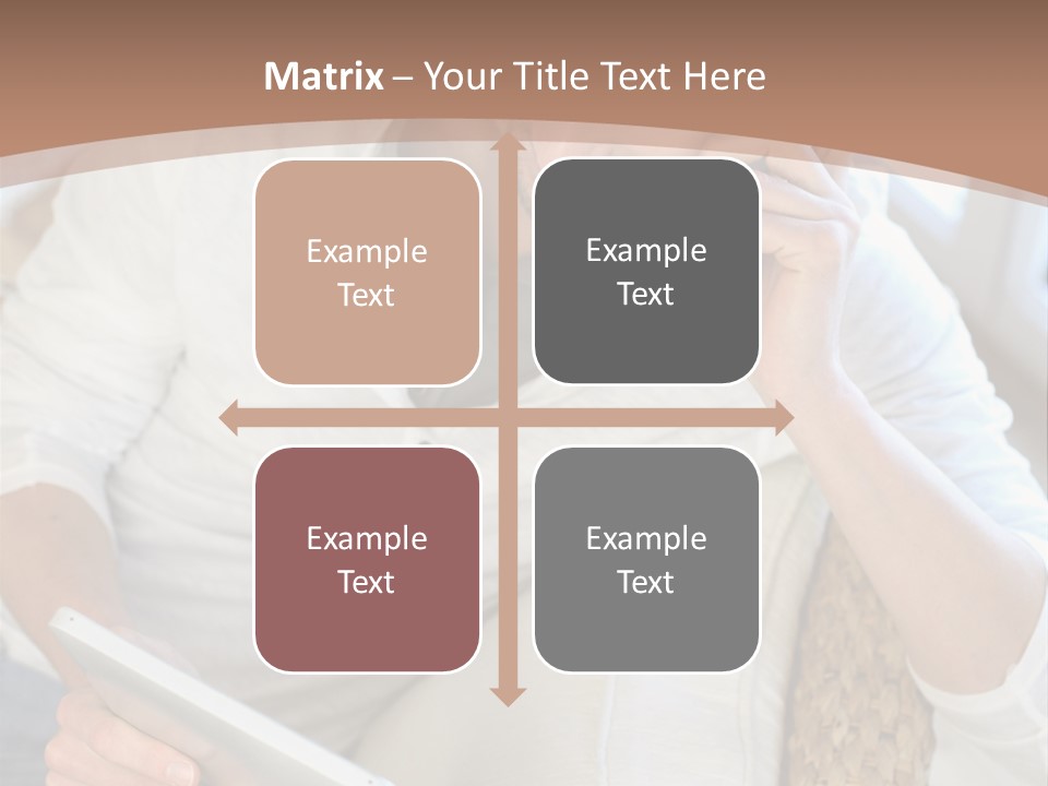 Sofa Touchpad Student PowerPoint Template