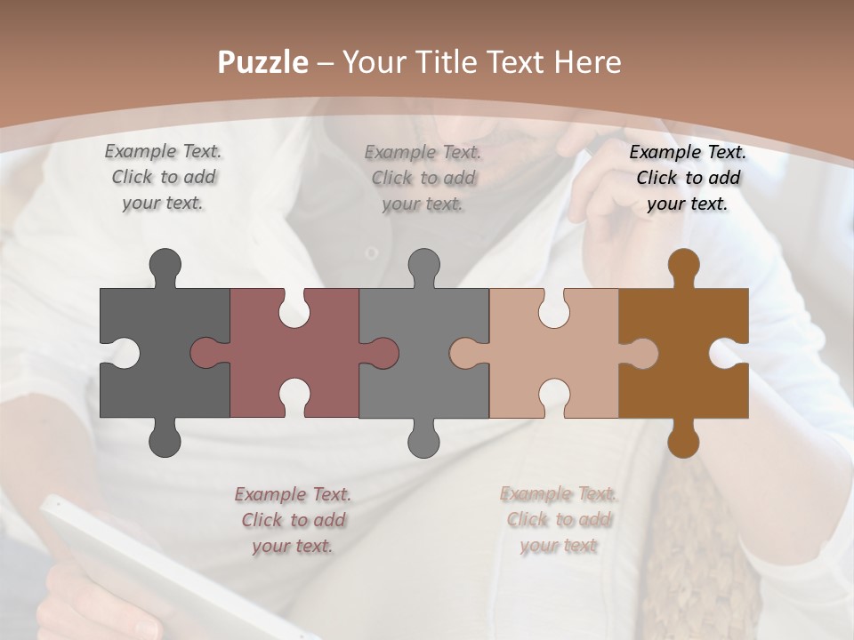 Sofa Touchpad Student PowerPoint Template