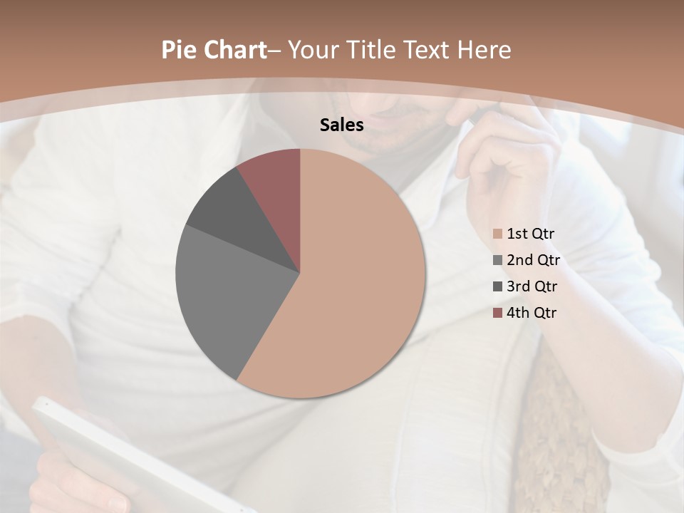 Sofa Touchpad Student PowerPoint Template