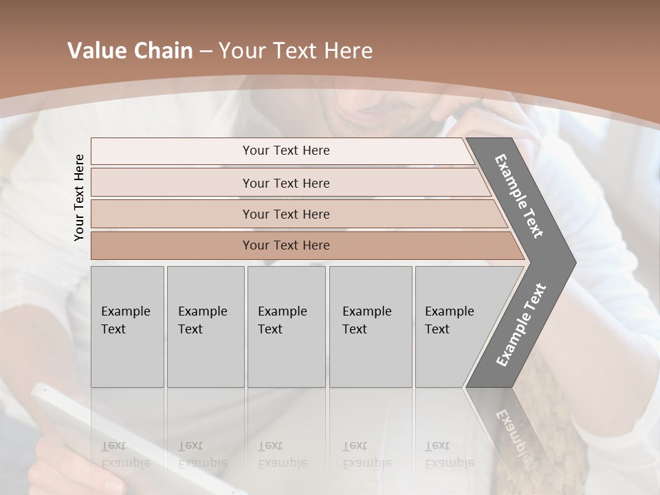 Sofa Touchpad Student PowerPoint Template