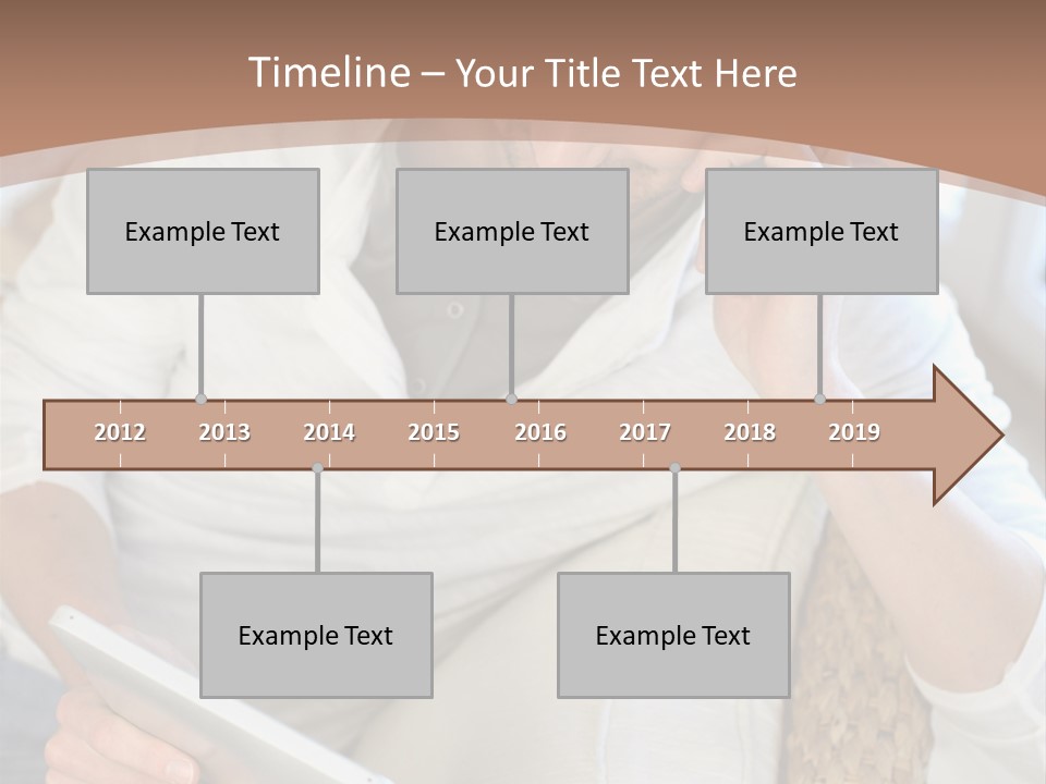 Sofa Touchpad Student PowerPoint Template
