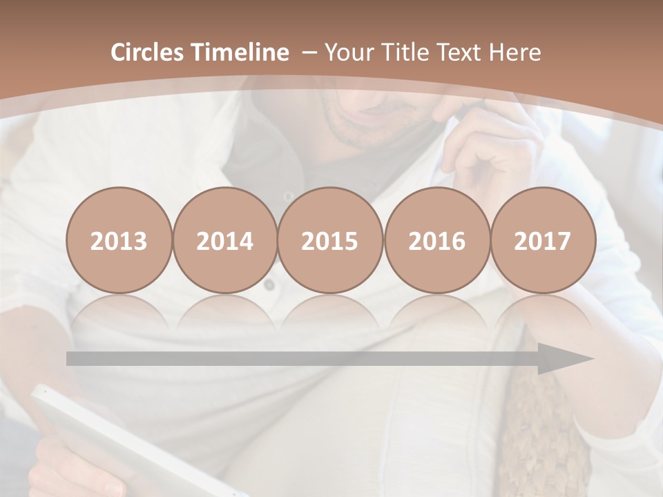 Sofa Touchpad Student PowerPoint Template