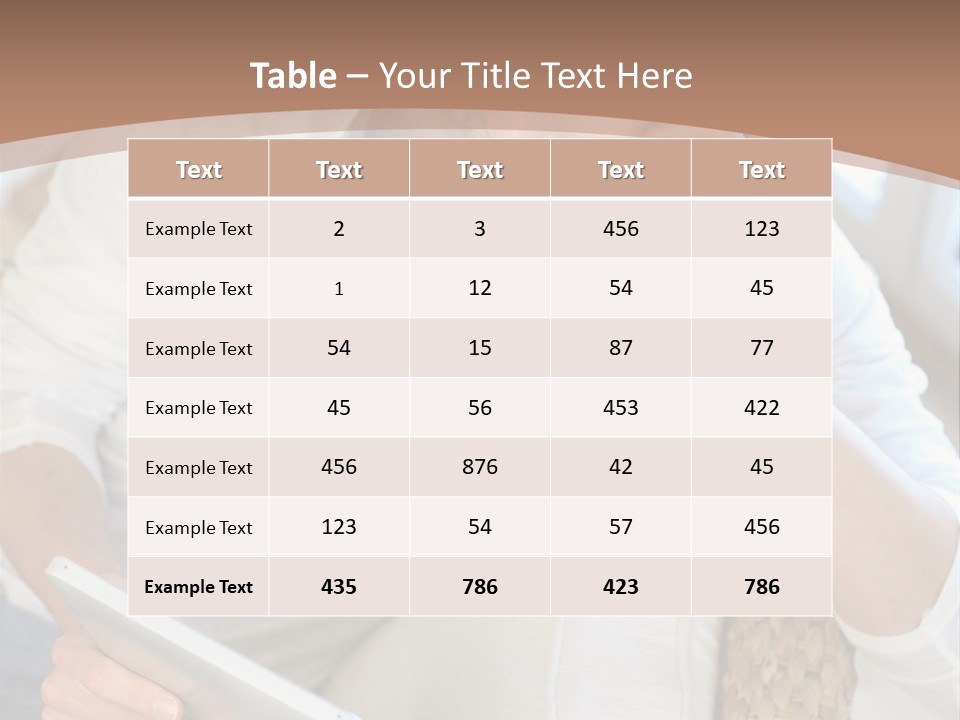 Sofa Touchpad Student PowerPoint Template