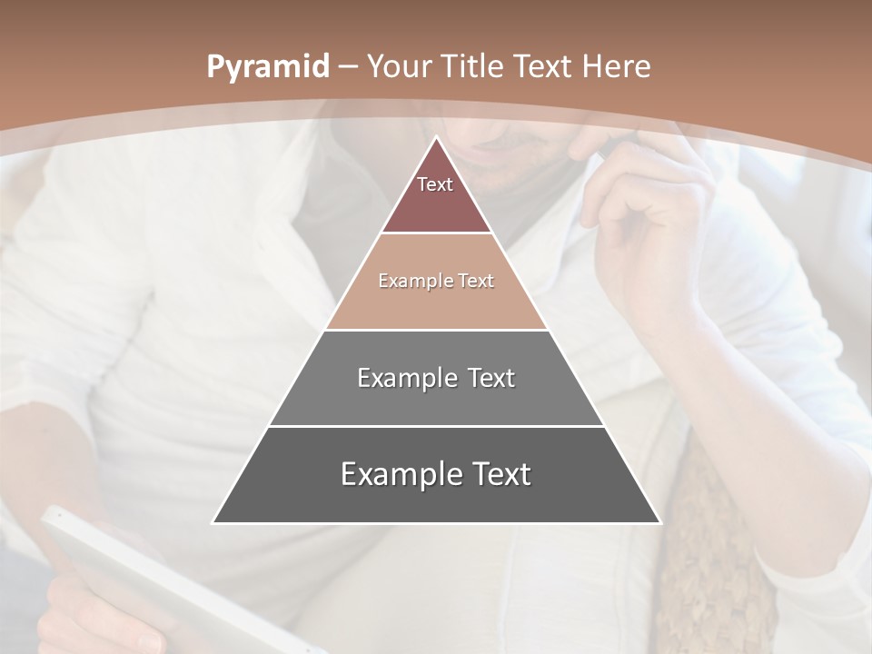 Sofa Touchpad Student PowerPoint Template