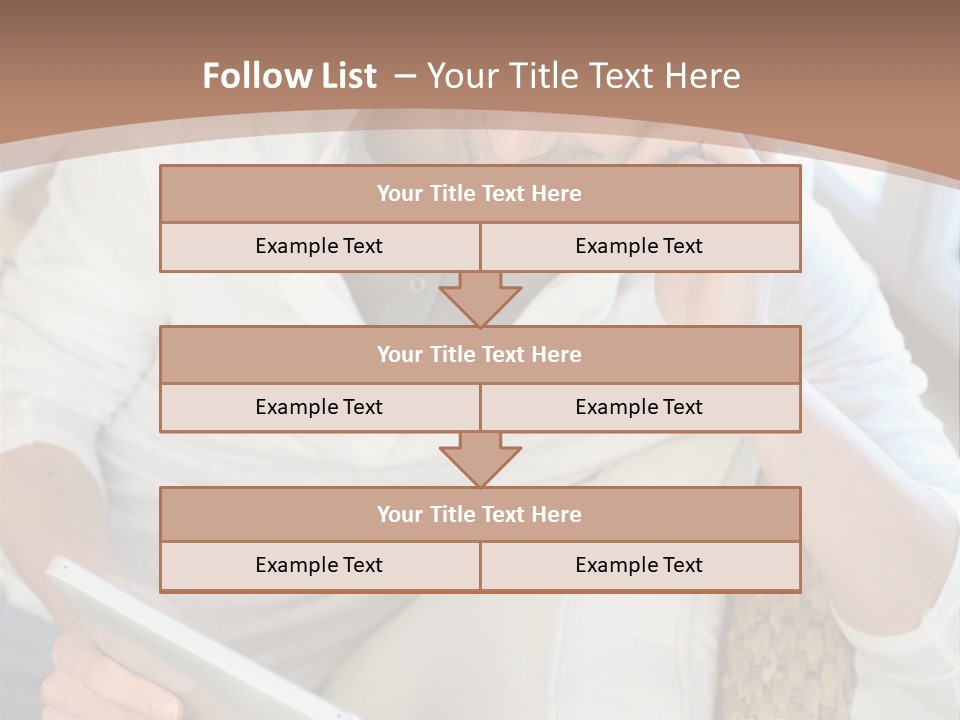 Sofa Touchpad Student PowerPoint Template