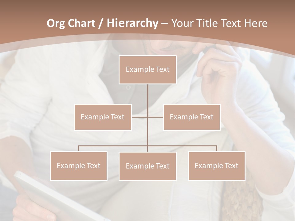 Sofa Touchpad Student PowerPoint Template