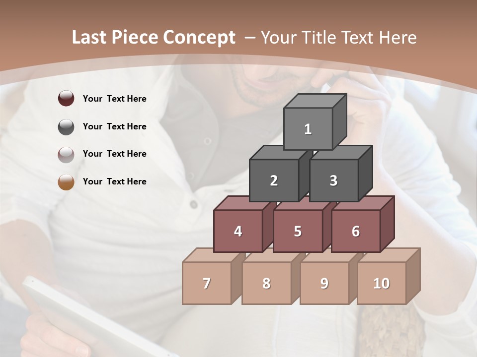 Sofa Touchpad Student PowerPoint Template