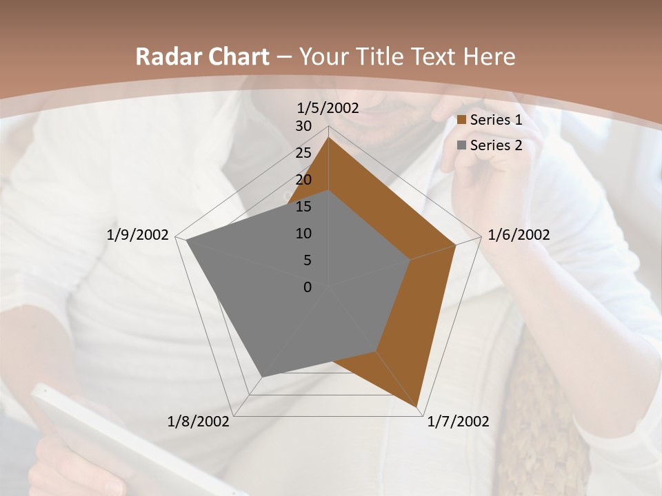 Sofa Touchpad Student PowerPoint Template