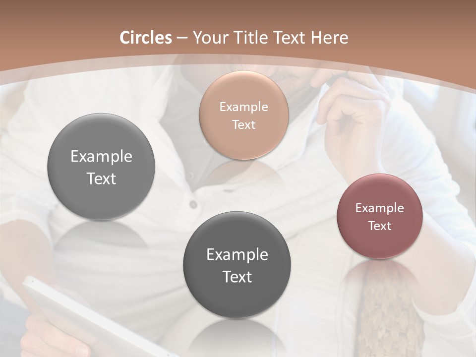 Sofa Touchpad Student PowerPoint Template