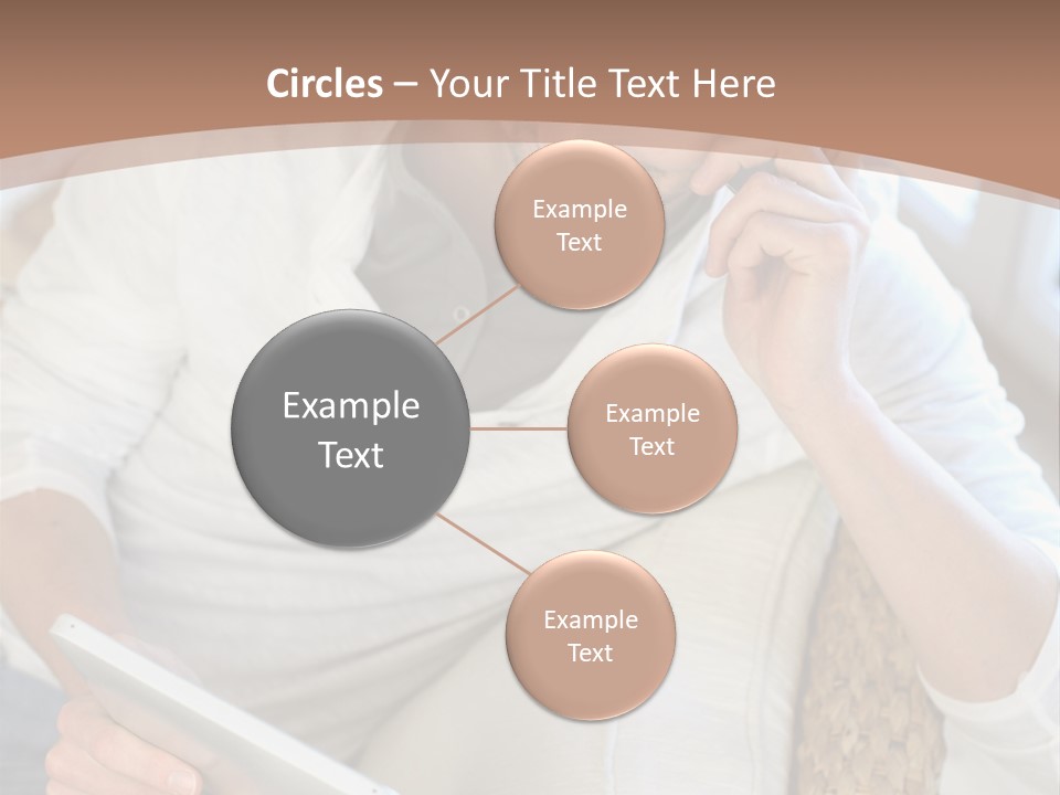 Sofa Touchpad Student PowerPoint Template