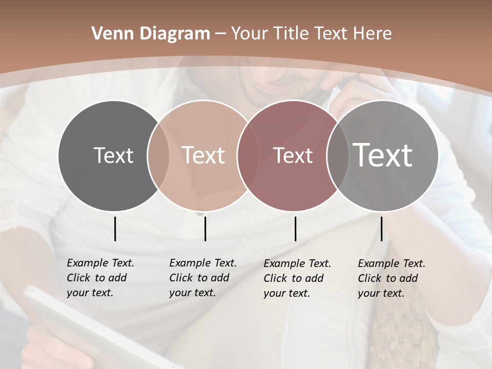 Sofa Touchpad Student PowerPoint Template
