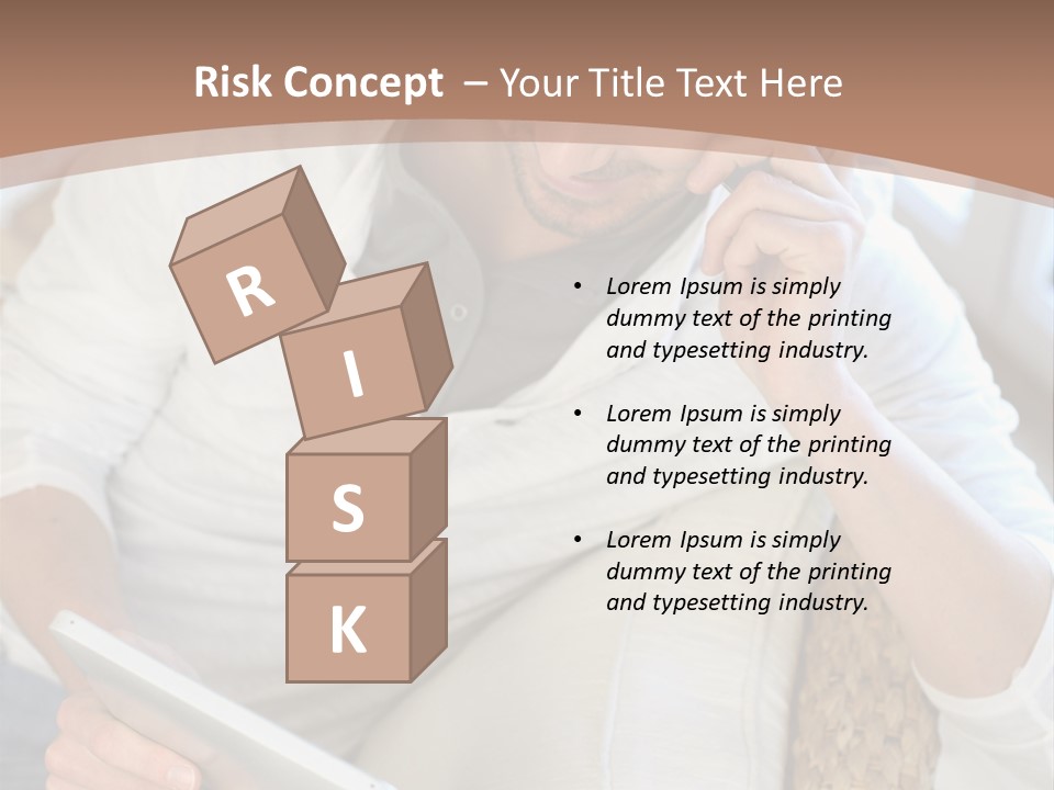 Sofa Touchpad Student PowerPoint Template