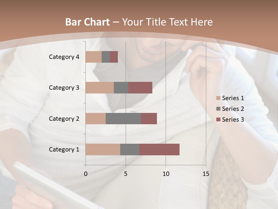 Sofa Touchpad Student PowerPoint Template
