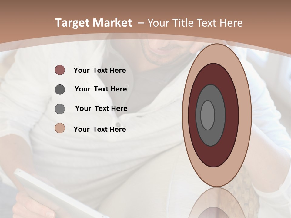 Sofa Touchpad Student PowerPoint Template