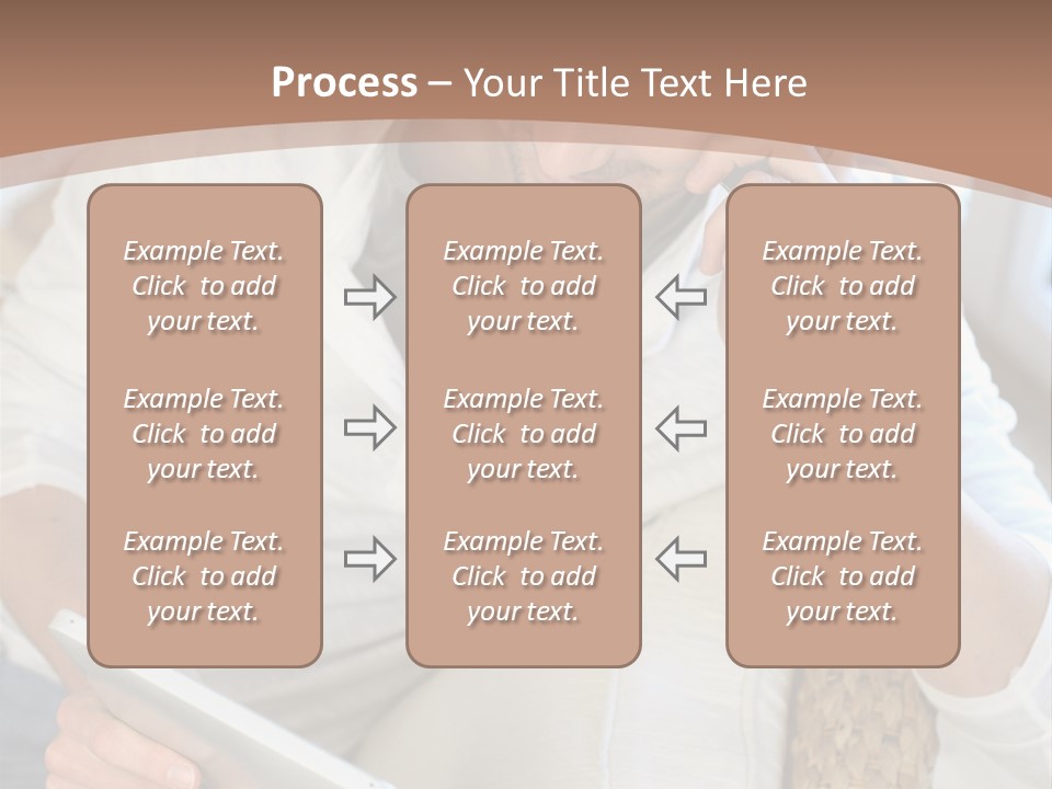 Sofa Touchpad Student PowerPoint Template