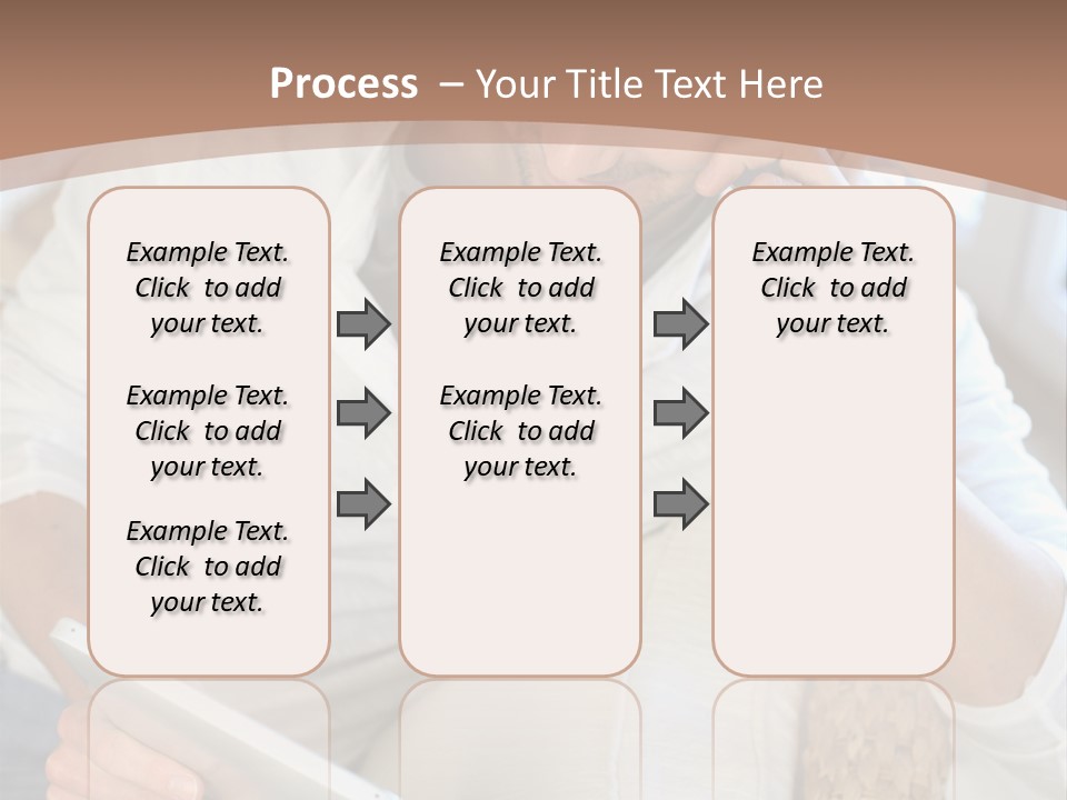 Sofa Touchpad Student PowerPoint Template