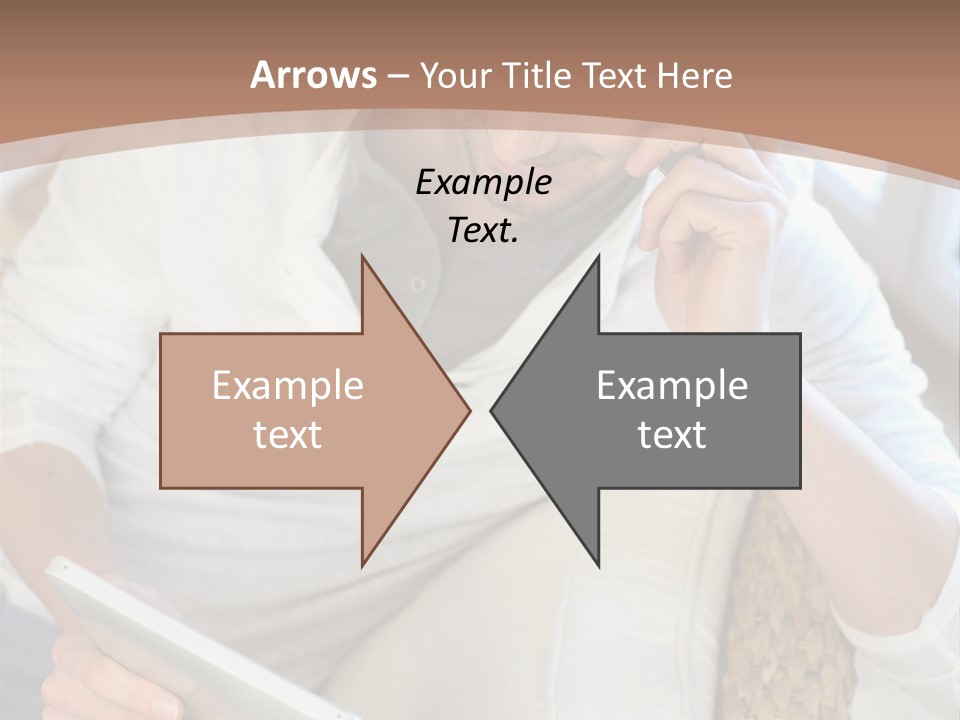 Sofa Touchpad Student PowerPoint Template