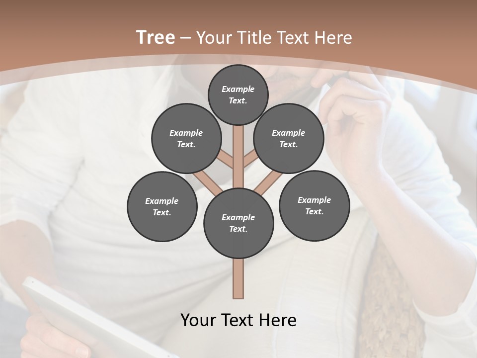 Sofa Touchpad Student PowerPoint Template