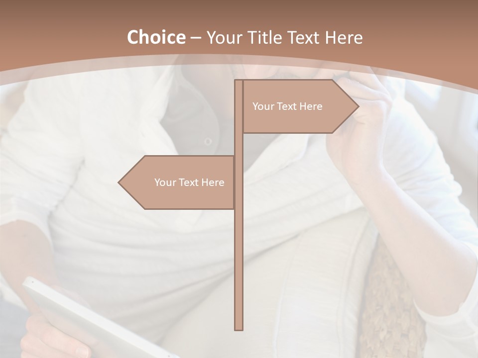 Sofa Touchpad Student PowerPoint Template