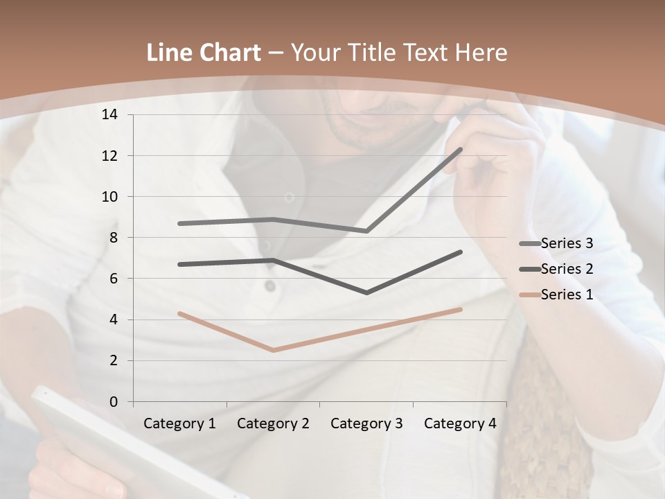 Sofa Touchpad Student PowerPoint Template