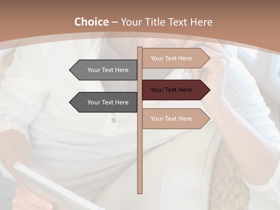 Sofa Touchpad Student PowerPoint Template