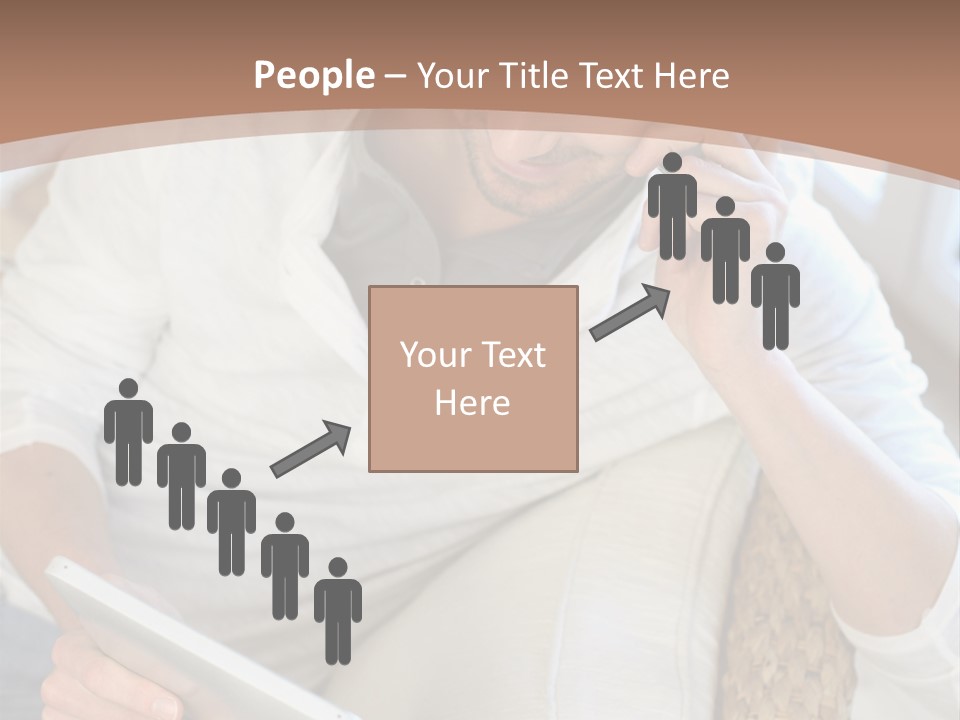 Sofa Touchpad Student PowerPoint Template