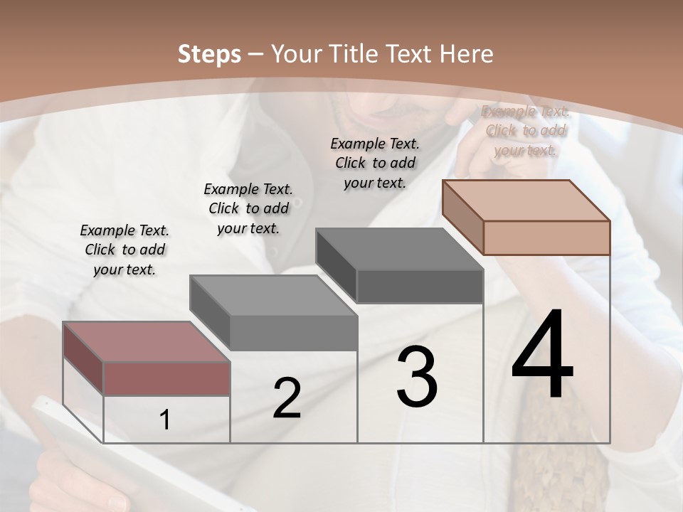 Sofa Touchpad Student PowerPoint Template