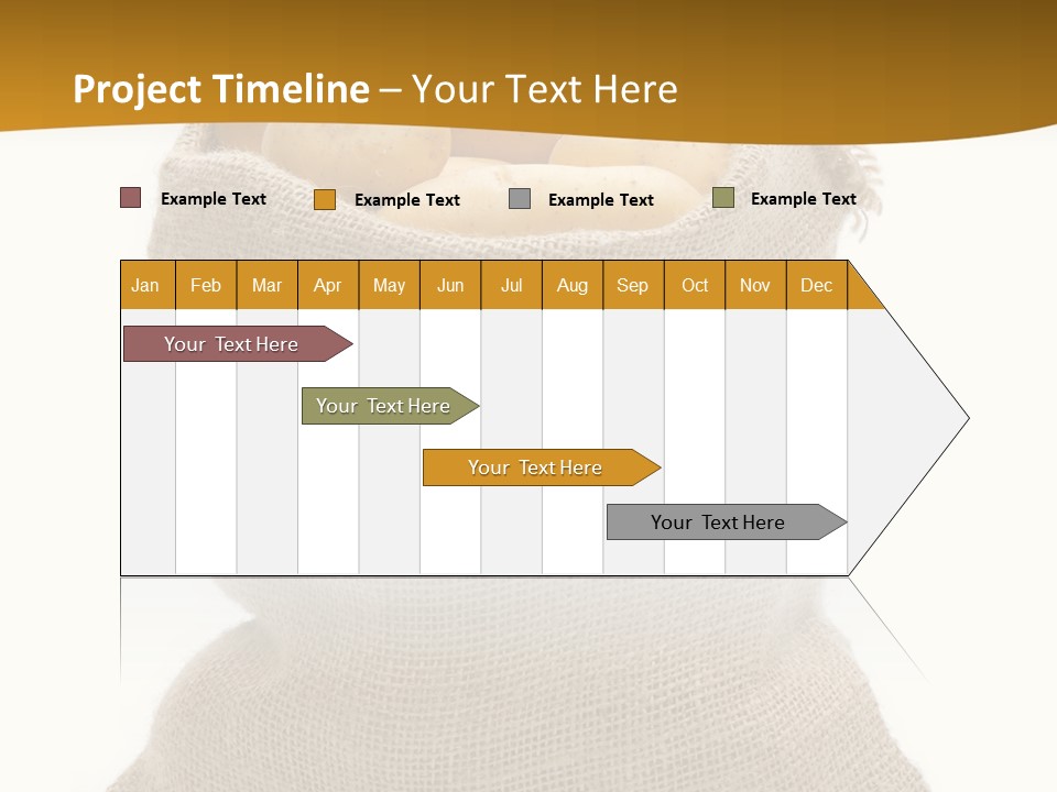 Kartoffeln Freisteller Kartoffelsack PowerPoint Template