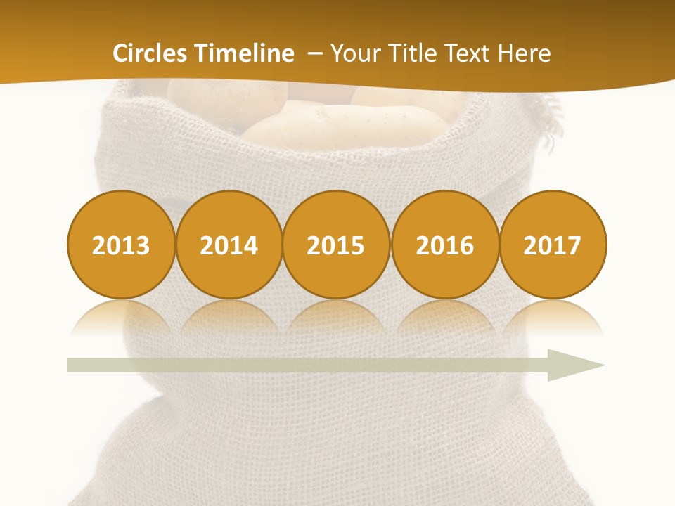 Kartoffeln Freisteller Kartoffelsack PowerPoint Template