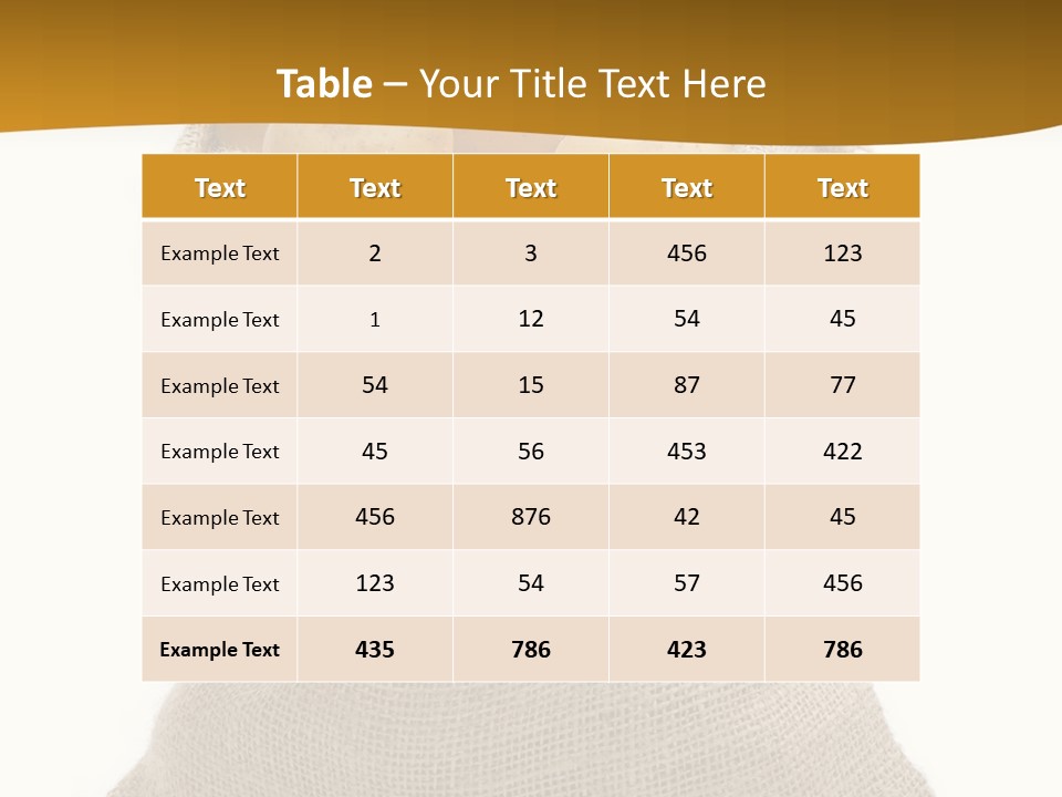 Kartoffeln Freisteller Kartoffelsack PowerPoint Template