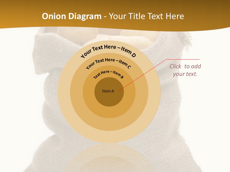 Kartoffeln Freisteller Kartoffelsack PowerPoint Template