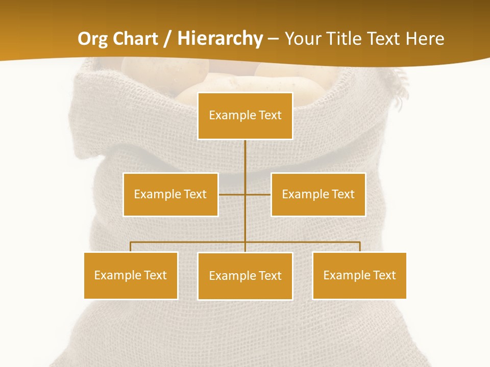 Kartoffeln Freisteller Kartoffelsack PowerPoint Template
