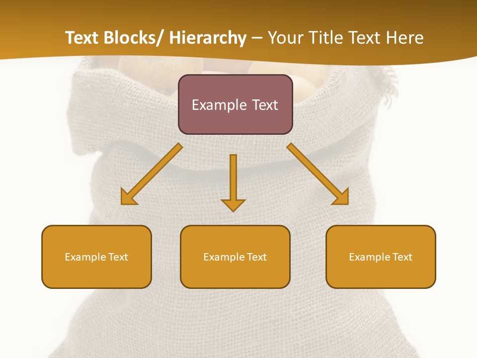 Kartoffeln Freisteller Kartoffelsack PowerPoint Template