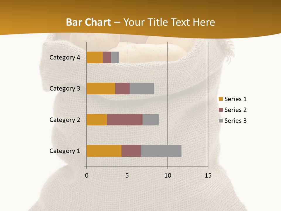 Kartoffeln Freisteller Kartoffelsack PowerPoint Template