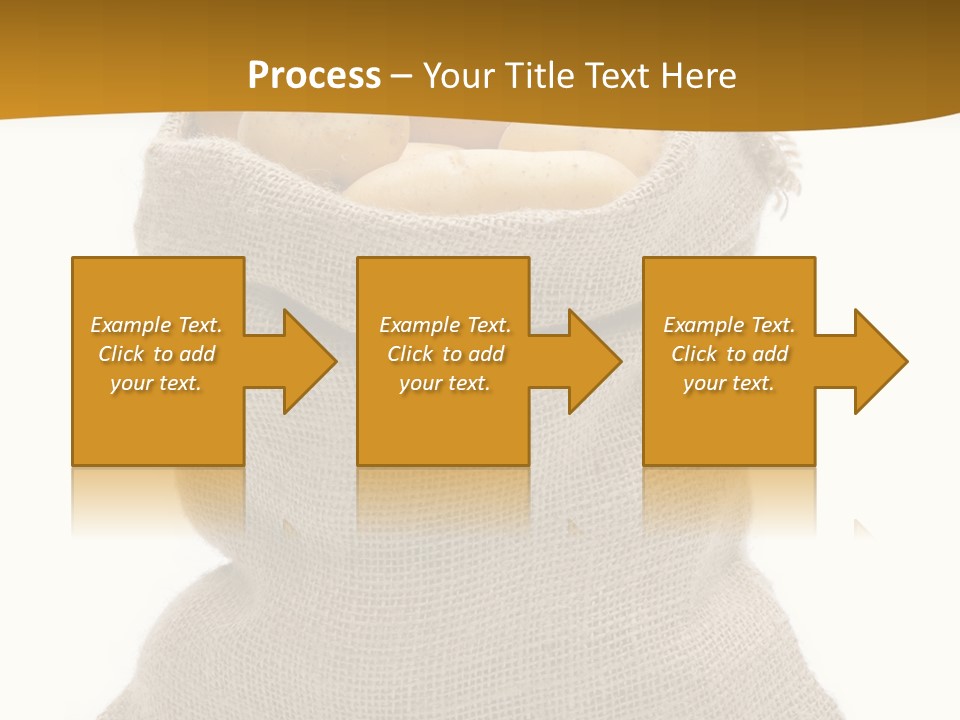 Kartoffeln Freisteller Kartoffelsack PowerPoint Template