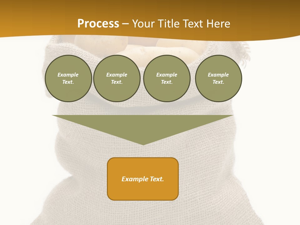 Kartoffeln Freisteller Kartoffelsack PowerPoint Template