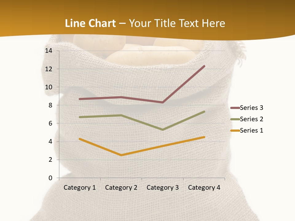 Kartoffeln Freisteller Kartoffelsack PowerPoint Template
