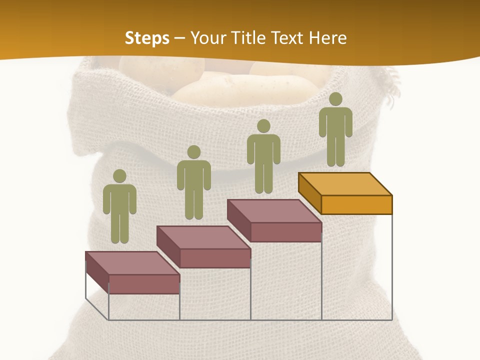 Kartoffeln Freisteller Kartoffelsack PowerPoint Template