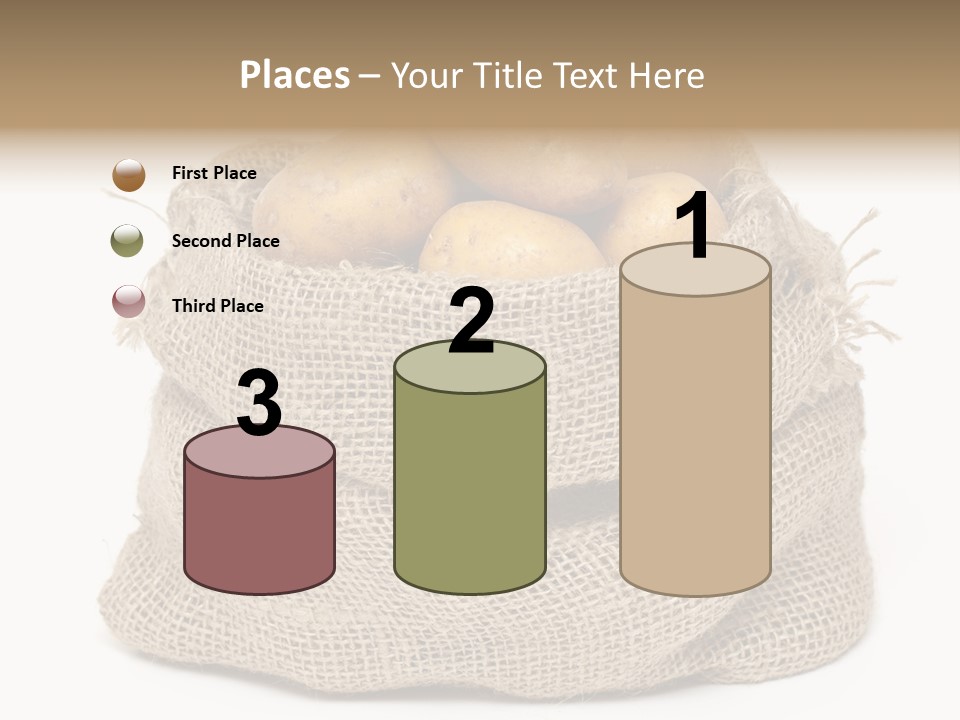 Vegetables Produce Sack PowerPoint Template